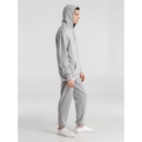 Толстовка с капюшоном унисекс Hoodie, серый меланж, размер S