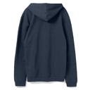 Толстовка с капюшоном унисекс Hoodie, синий меланж, размер S