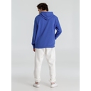 Толстовка с капюшоном унисекс Hoodie, ярко-синий меланж, размер 3XL