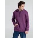 Толстовка с капюшоном унисекс Hoodie, фиолетовый меланж, размер S