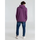 Толстовка с капюшоном унисекс Hoodie, фиолетовый меланж, размер S