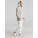 Толстовка с капюшоном унисекс Hoodie, дымчато-серая, размер S