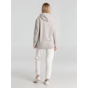 Толстовка с капюшоном унисекс Hoodie, дымчато-серая, размер S