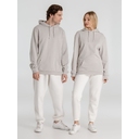 Толстовка с капюшоном унисекс Hoodie, дымчато-серая, размер S