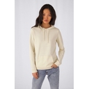 Толстовка с капюшоном женская Hoodie, белая, размер L