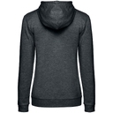 Толстовка с капюшоном женская Hoodie, серый меланж (антрацит), размер L