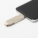 USB flash-карта CIRCLE OTG Type-C (8Гб), серебристая, 6,5х1,5х0,82 см, металл