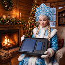 Набор подарочный BLISS: ежедневник, ручка и power bank в коробке с ложементом