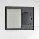 Набор подарочный BLISS: ежедневник, ручка и power bank в коробке с ложементом