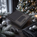 Набор подарочный BLISS: ежедневник, ручка и power bank в коробке с ложементом