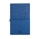 Бизнес-блокнот Tabby Franky, гибкая обложка, в клетку, синий