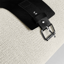 Плед "Belt"; белый; 130 х 180 см; 100% акрил, с поясом