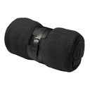 Плед "Belt"; чёрный; 130 х 180 см; 100% акрил, с поясом