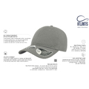 Бейсболка с NFC-меткой в козырьке GREEN CAP 265 из органического хлопка