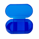 Витаминница TRIZONE, 3 отсека; 6 x 1.3 x 3.9 см; пластик, синяя
