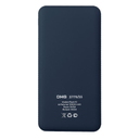Универсальный аккумулятор Flash 10 (10000 мАч) с подсветкой и soft touch,синий,13,7х6,87х1,55 мм