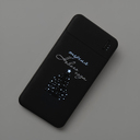 Универсальный аккумулятор Flash 10 (10000 мАч) с подсветкой и soft touch,синий,13,7х6,87х1,55 мм