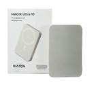 Универсальный аккумулятор MAGIX Ultra 10 (10000мАч) с быстрой и беспроводной зарядкой, серебристый