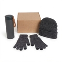 Набор подарочный GET WARM-2: перчатки, шапка, термос