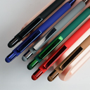 Ручка шариковая FACTOR COLOR со стилусом, золотой