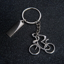Брелок SILV CYCLIST; 4,0 x 4,0 x 0,4 см; металл