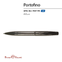 Ручка "Portofino" шариковая, металлический корпус вороненая сталь