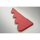 Paper Xmas tree decoration красный