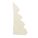 Paper Xmas tree decoration бежевый