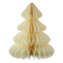 Paper Xmas tree decoration бежевый