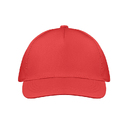 5 panel baseball cap красный