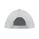 5 panel baseball cap белый