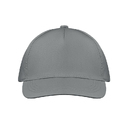 5 panel baseball cap серый