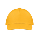 5 panel baseball cap желтый