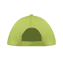 5 panel baseball cap лайм