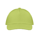 5 panel baseball cap лайм