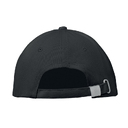6 panel baseball cap черный