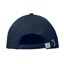 6 panel baseball cap синий