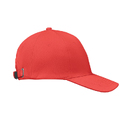 6 panel baseball cap красный
