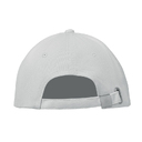 6 panel baseball cap белый