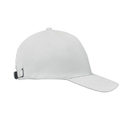 6 panel baseball cap белый