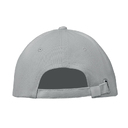 6 panel baseball cap серый