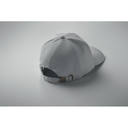 6 panel baseball cap серый