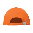 6 panel baseball cap оранжевый