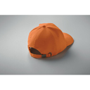 6 panel baseball cap оранжевый