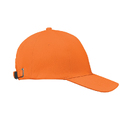 6 panel baseball cap оранжевый