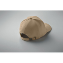 6 panel baseball cap бежевый
