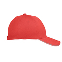6 panel baseball cap красно-белый