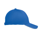 6 panel baseball cap бело-голубой