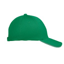 6 panel baseball cap Зеленый цвет прерий/белый
