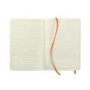 A5 recycled notebook оранжевый